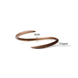 Hand Forged Cuff Solid Copper Bracelet Rustic