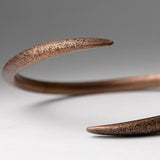 Hand Forged Cuff Solid Copper Bracelet Rustic