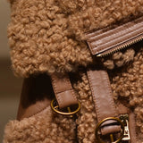 Lautaro Winter Warm Thick Patchwork Faux Fur Coat