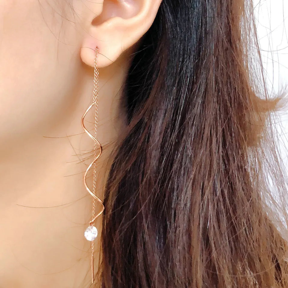 Hanging Piercing Dangle Earrings for Women Elegant