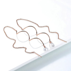 Hanging Piercing Dangle Earrings for Women Elegant