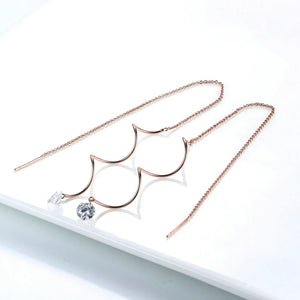 Hanging Piercing Dangle Earrings for Women Elegant