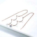 Hanging Piercing Dangle Earrings for Women Elegant